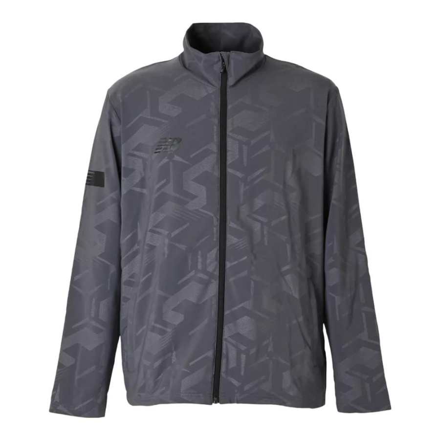 New Balance New Balance Black Out Stretch Woven Jacket Men's Dark Gray