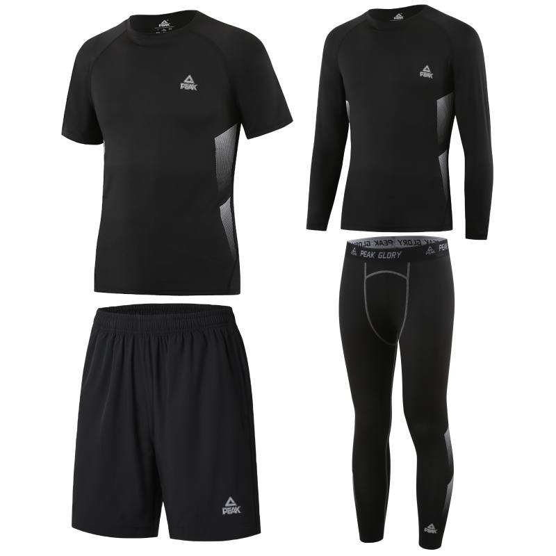 PEAK PEAK Fitness Sets Men's Crew Neck Thin