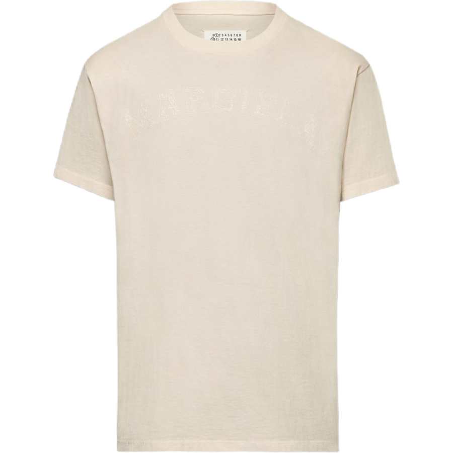 Maison Margiela Logo Printed Crewneck T Shirt