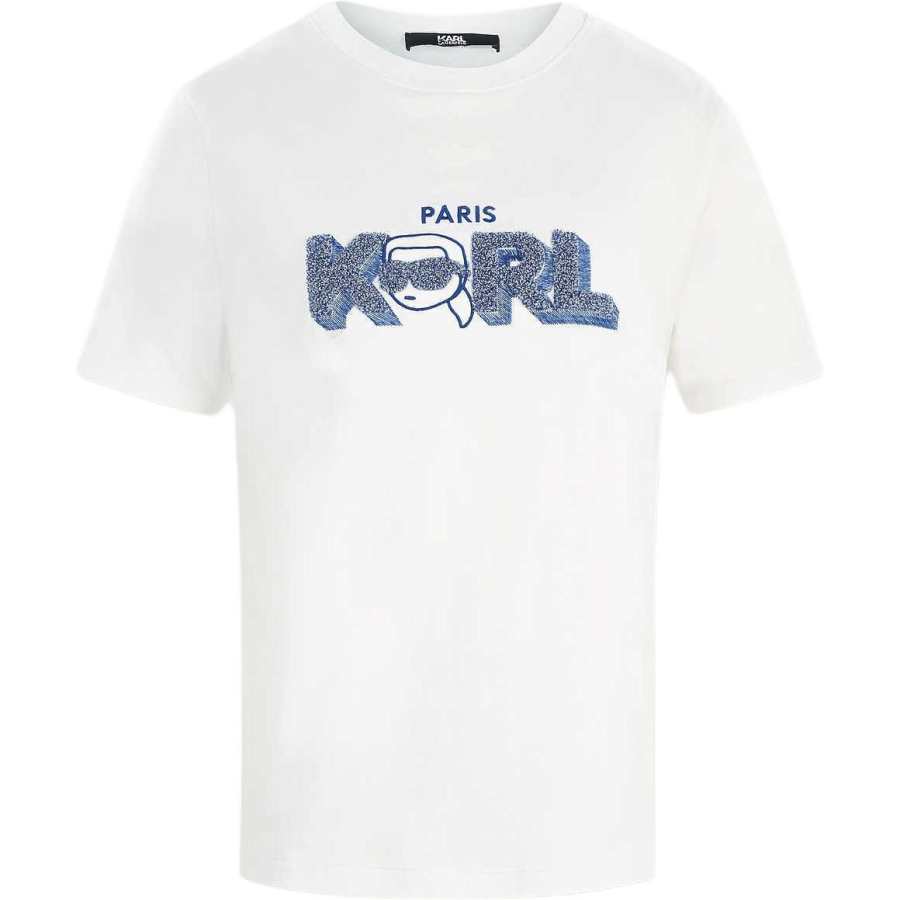 KARL LAGERFELD / Karl Lagerfeld Jeans Regular T Shirt Women's White