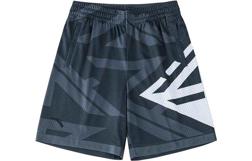 ANTA Basketball Collection Sports Shorts Men's Crab Gray Moderate