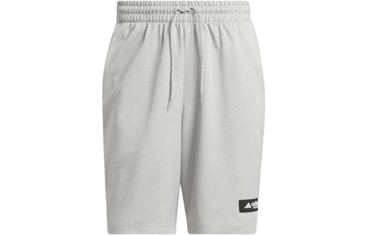 Adidas Adidas Basketball Shorts Men's Metallic Gray Moderate Straight Fit Pants