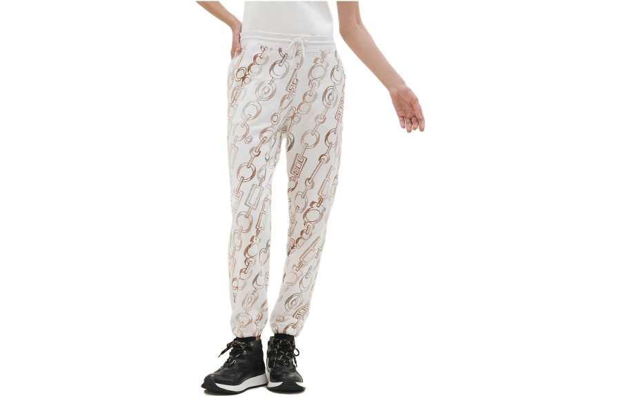 HERMES Sports Pants Men's White Moderate