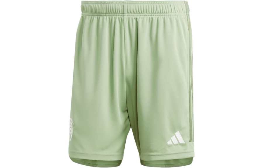 Adidas Adidas FC Bayern Soccer Bottoms Men's Green Moderate Straight Fit Pants