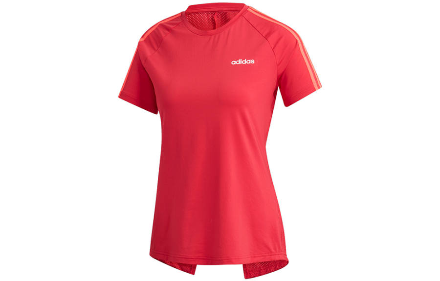 Adidas Adidas T Shirts Women's Red Crew Neck Moderate Other