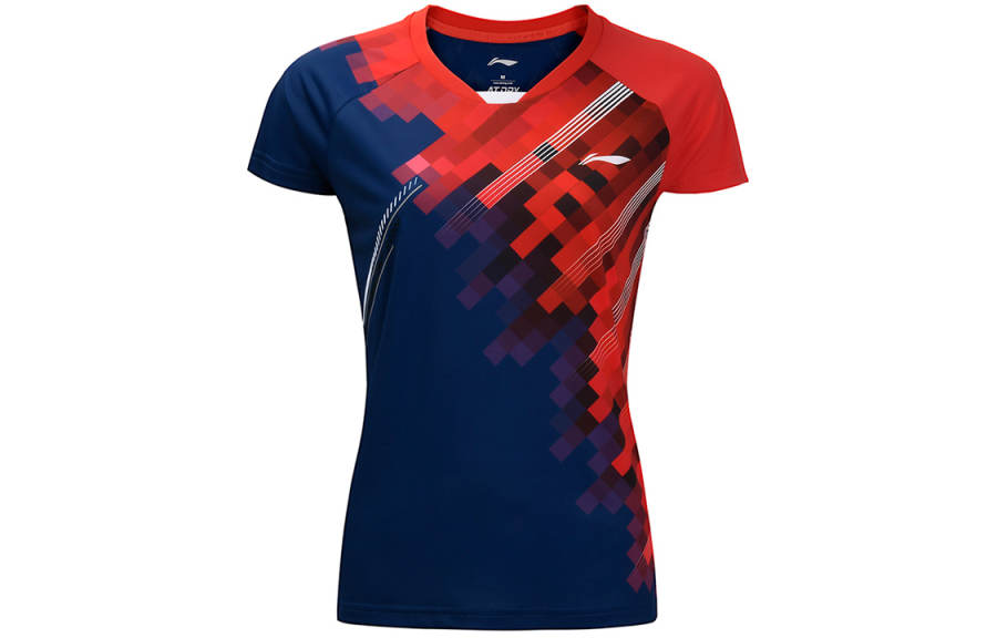 Li-Ning Li Ning Raglan Sleeve T Shirt Women's Blue