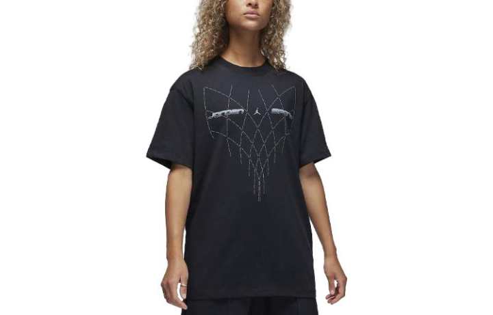 Jordan Jordan Drop Shoulder Sleeve T Shirt Women's Black