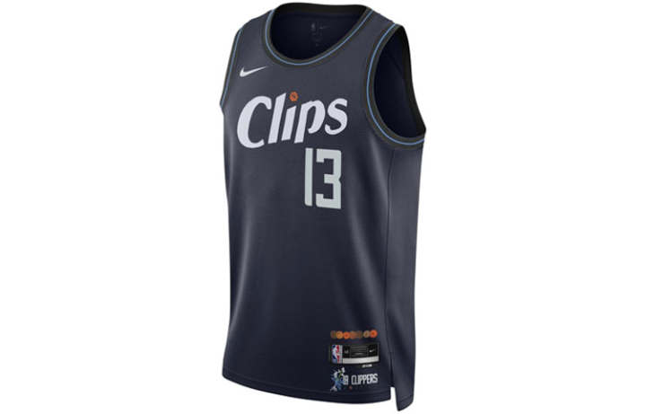 Nike Nike LA Clippers Basketball Jersey Men's Black Gray