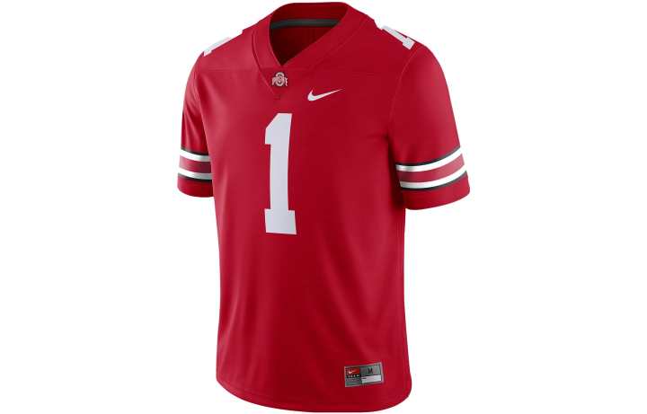 Nike Nike Soccer Jerseys Men's Red Moderate Straight Fit