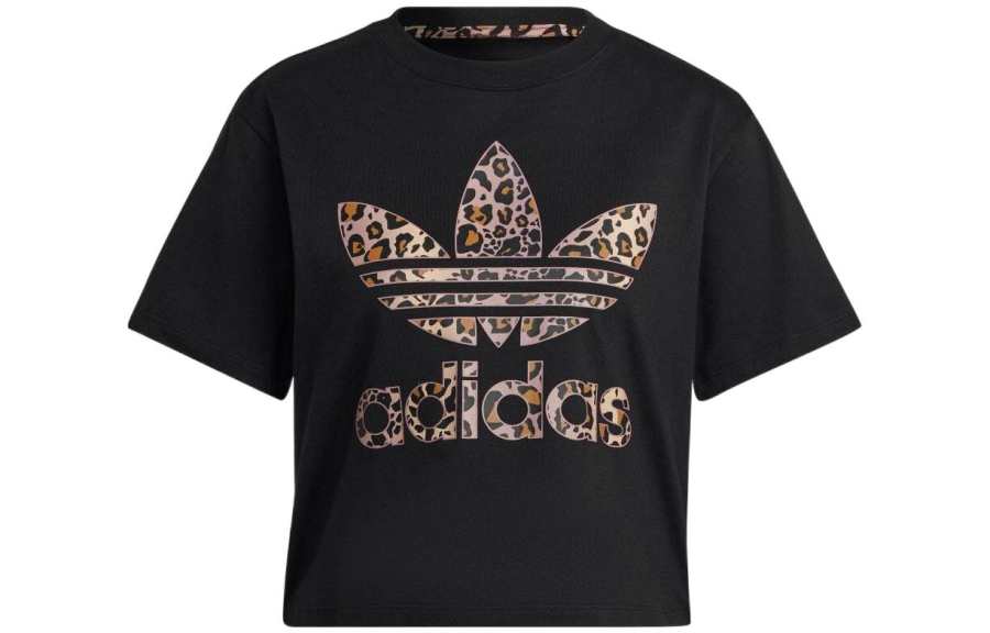 Adidas Adidas T Shirts Women's Black Crew Neck Moderate