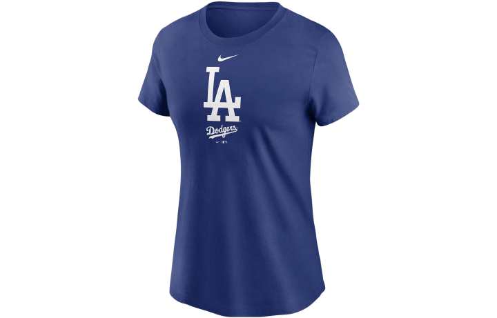 Nike Nike T Shirts Women's Navy Blue Crew Neck Moderate Other