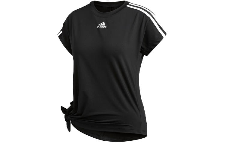 Adidas Adidas T Shirts Women's Black Crew Neck Moderate Other