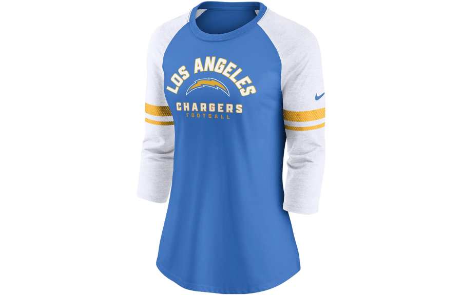 Nike Nike T Shirts Women's Blue Crew Neck Moderate Straight Fit