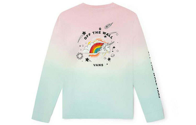 Vans T Shirts Women's Multicolor Crew Neck Moderate Straight Fit