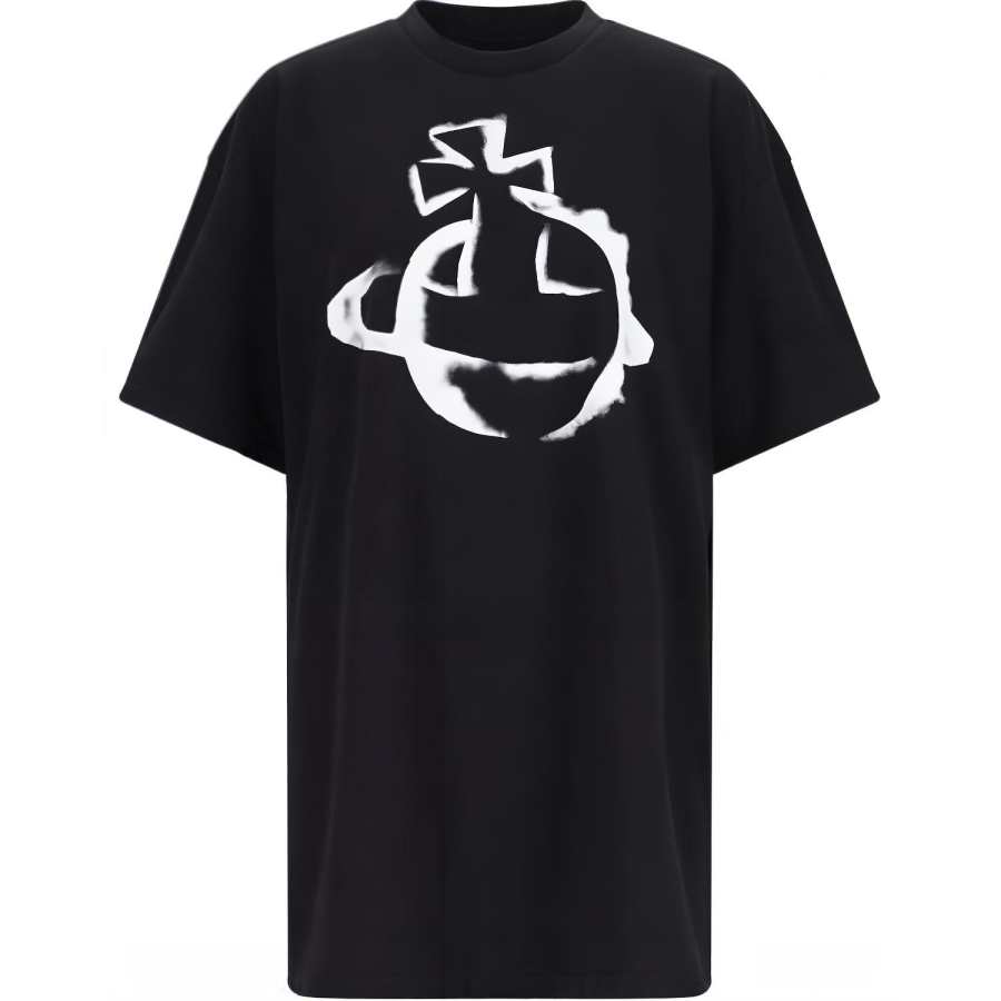 Vivienne Westwood Orb Logo Printed Crewneck T Shirt