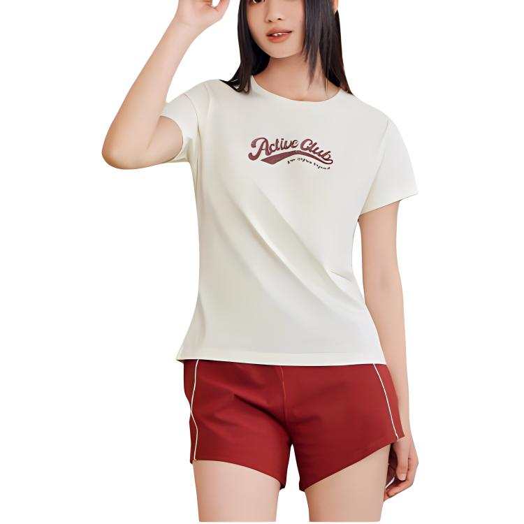 361° T Shirt Women's Cream White