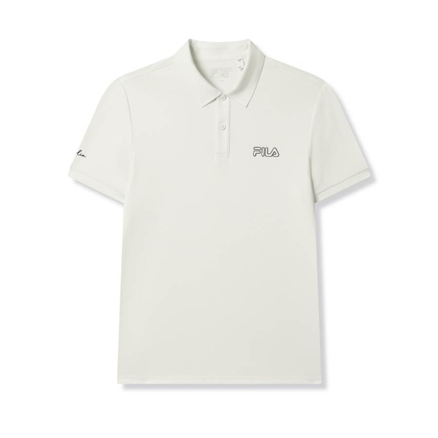 FILA MODERN HERITAGE Polo Shirt Men's Cloud White