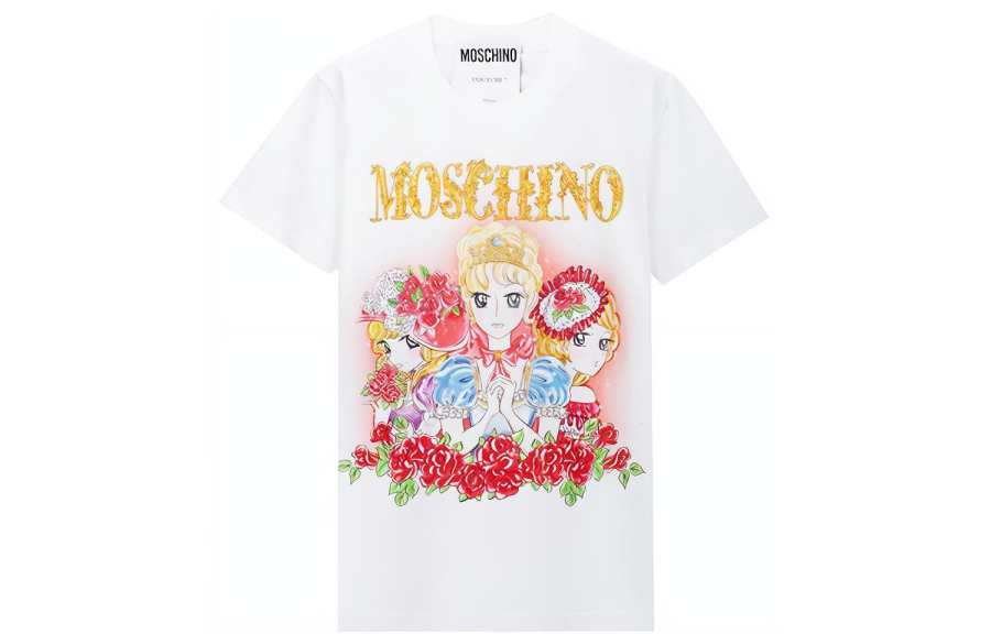 MOSCHINO Fantasy Print Cotton Hoodie
