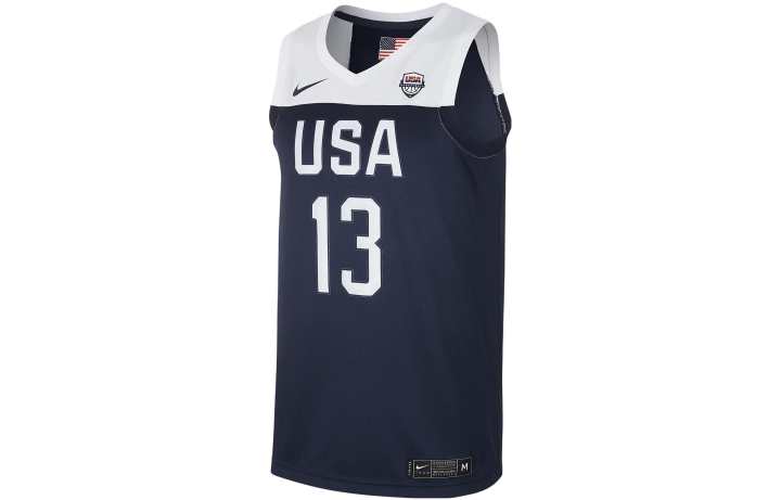 Nike Nike Basketball Jersey Men's Obsidian Color