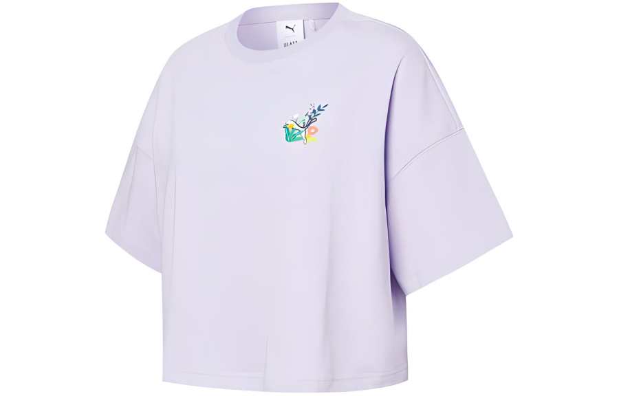 PUMA x The Beast/, Drop Shoulder Sleeve T Shirt Women's Purple