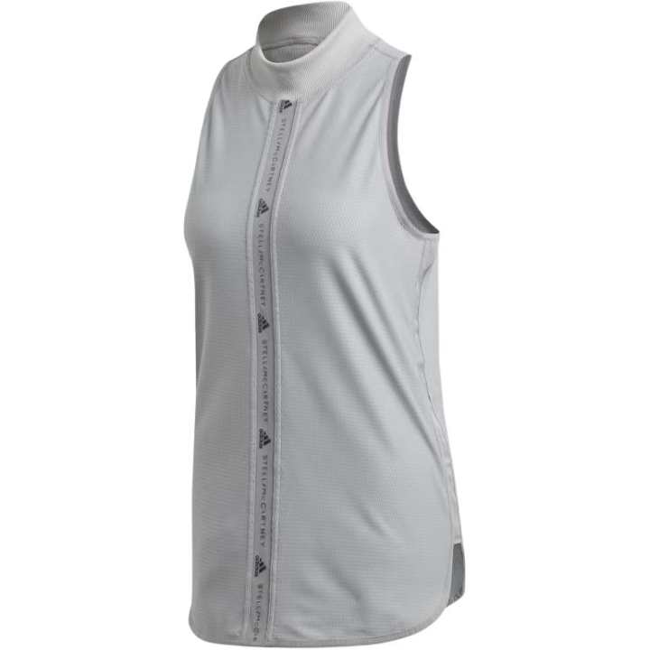 Adidas Adidas X Stella McCartney Tank Tops Women's Gray Half Turtleneck Moderate Straight Fit