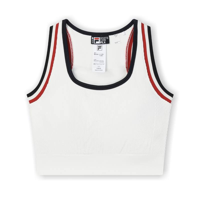 FILA Tank Tops Women's Cloud White Moderate