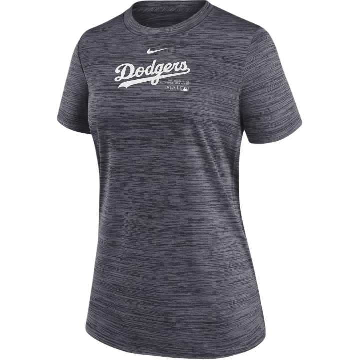 Nike Nike Los Angeles Dodgers Authentic Collection Practice Velocity Women's Nike Dri FIT Mlb T Shirt