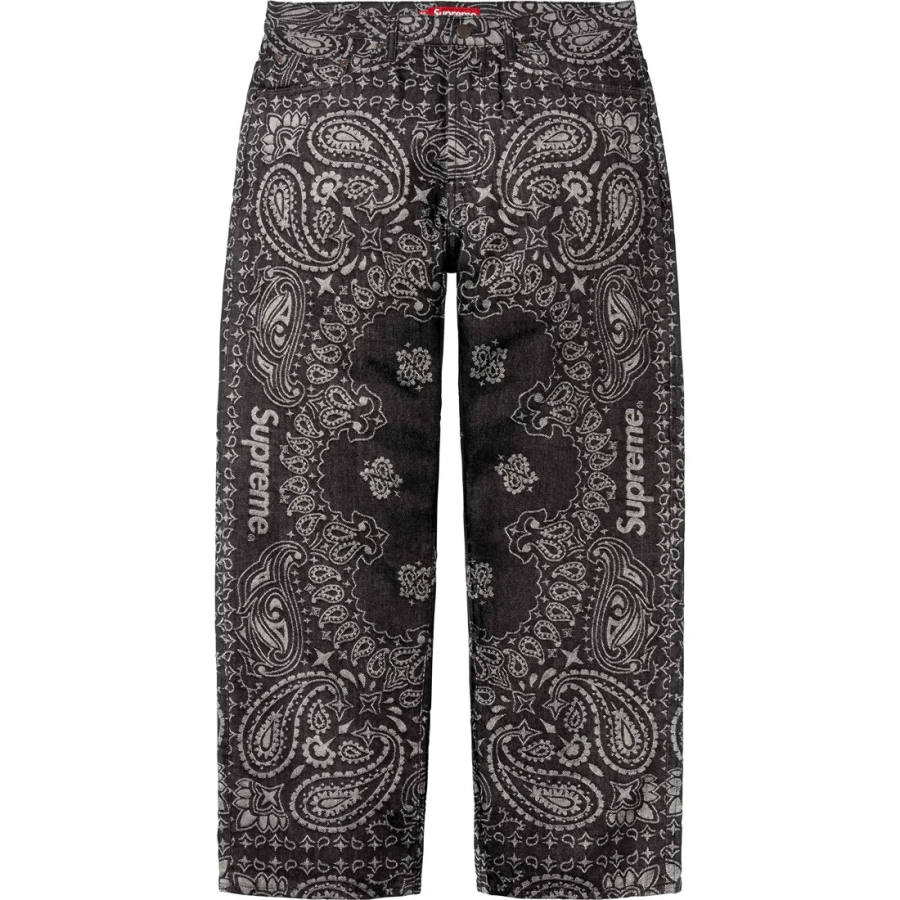 Supreme Supreme Bandana Jacquard Baggy Jean