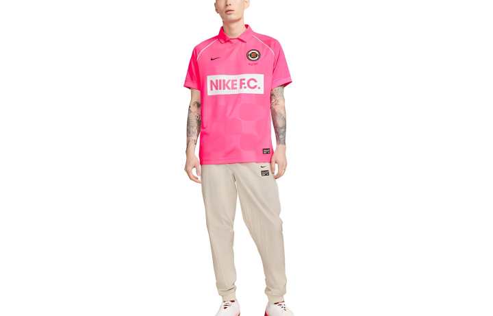 Nike Nike Soccer Jerseys Men's Transparent Pink Moderate Straight Fit