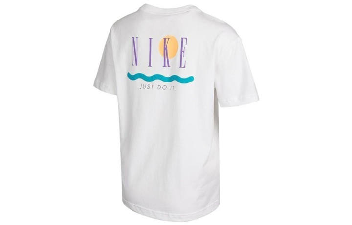 Nike Nike Drop Shoulder Sleeve T Shirt Women's White