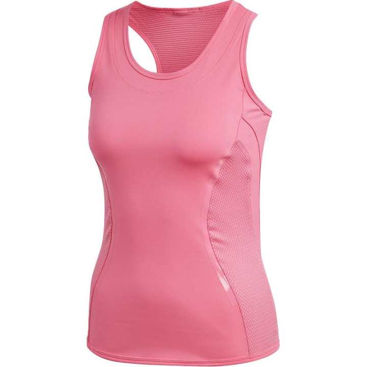 Adidas Adidas Tank Tops Women's Pink Crew Neck Moderate Other