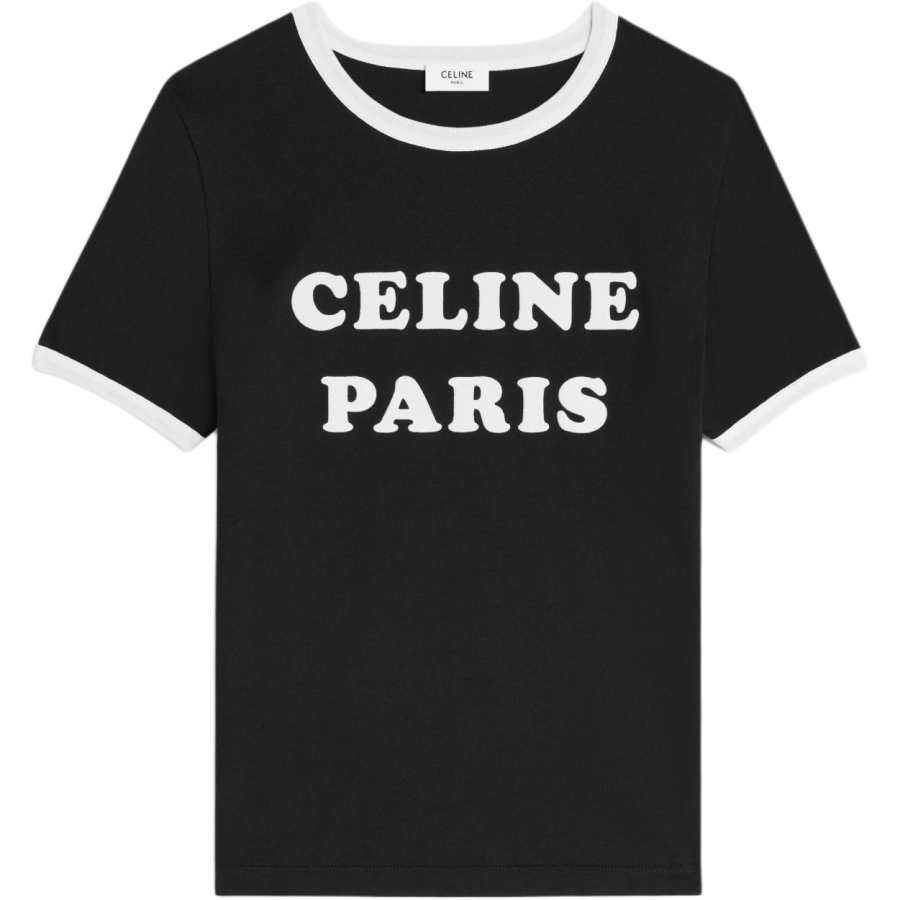 CELINE CELINE SS25 Regular T Shirt Women's Black