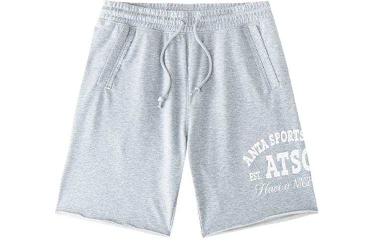 Anta Life Collection Casual Shorts Men's Gray Heather Gray