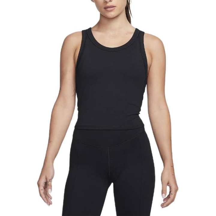 Nike Nike Tank Tops Women's Black Crew Neck Moderate Straight Fit