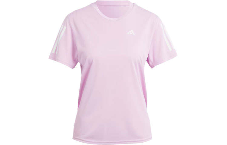Adidas Adidas T Shirts Women's Pink Crew Neck Moderate Straight Fit