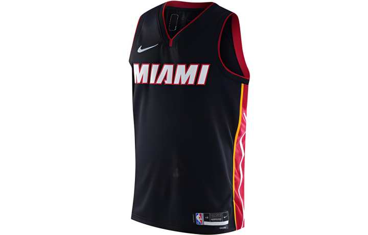 Nike Nike Basketball Jerseys Men's Black Moderate Straight Fit