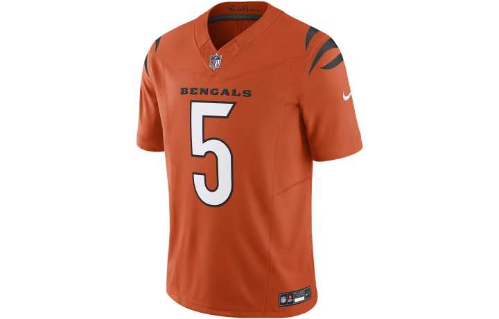 Nike Nike Soccer Jerseys Men's Orange Yellow Moderate Straight Fit