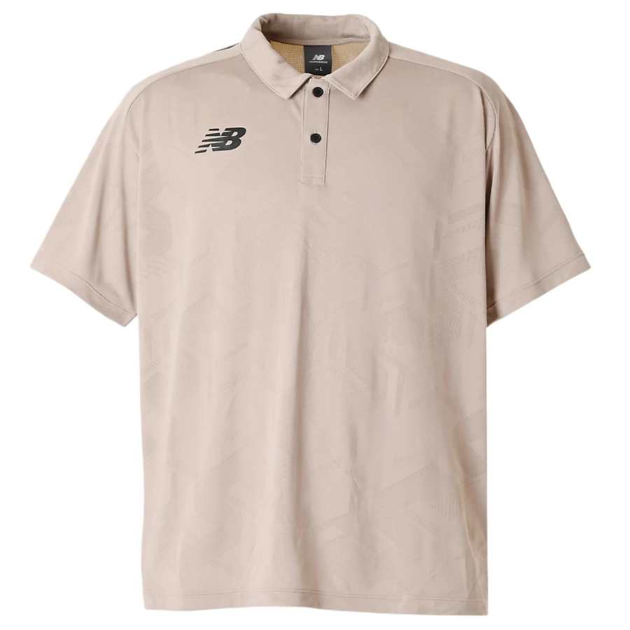 New Balance New Balance Black Out Polo Shirt Men's Gray