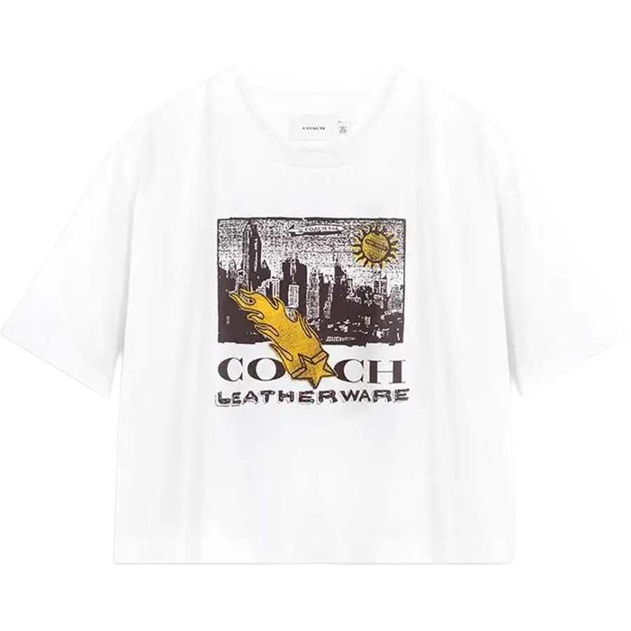 COACH COACH Regular T Shirt Women's White