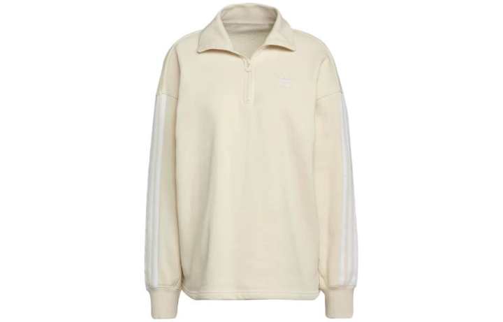 Adidas Adidas T Shirts Women's Beige Half Open Collar Moderate Other