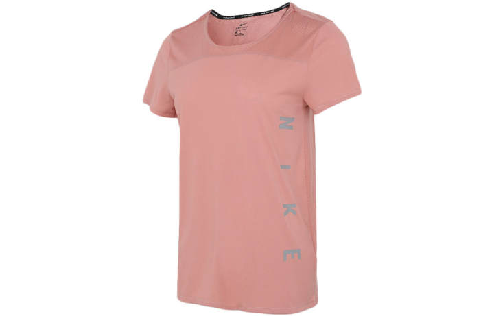 Nike Nike T Shirts Women's Pink Crew Neck Moderate Other