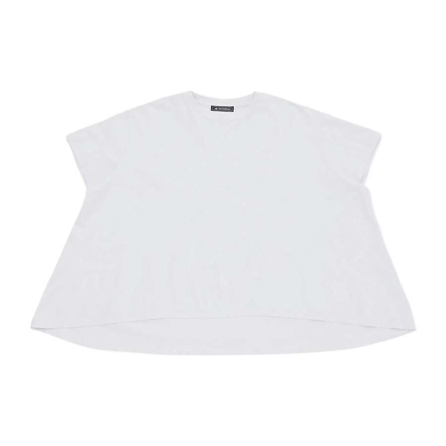 New Balance New Balance Met24 Drop Shoulder Sleeve T Shirt Women's White