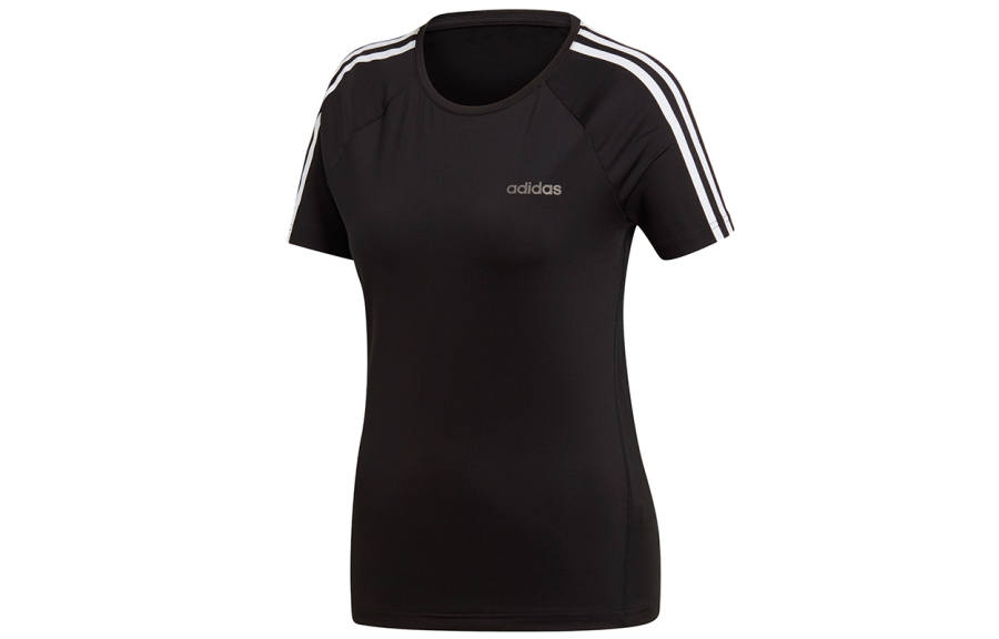 Adidas Adidas T Shirts Women's Black Crew Neck Moderate Straight Fit