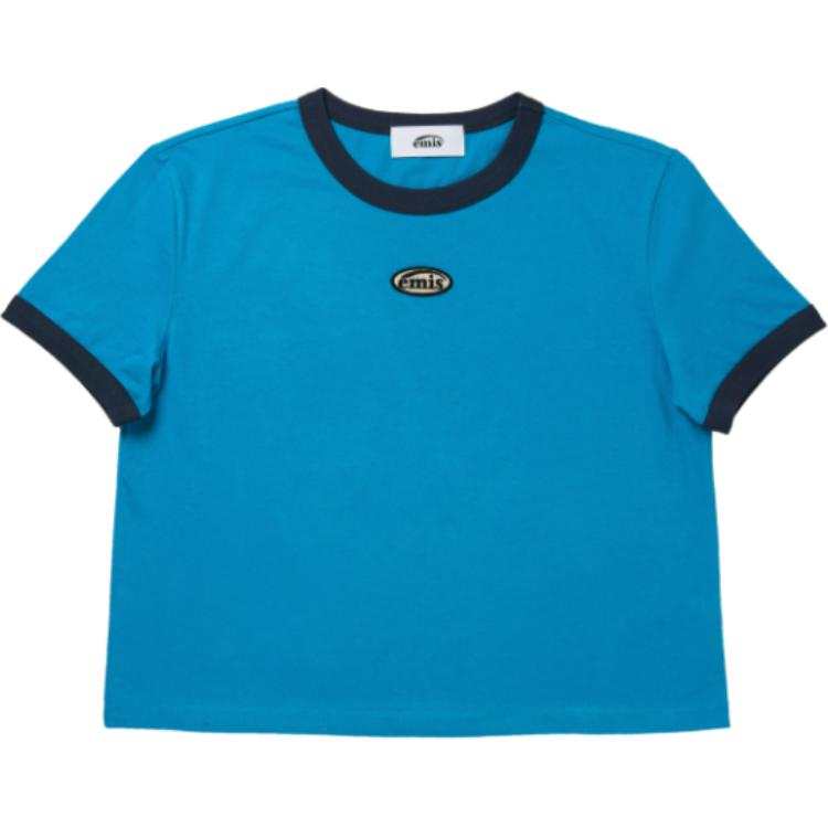 Emis T Shirt Women's Aqua Blue/Marine Blue