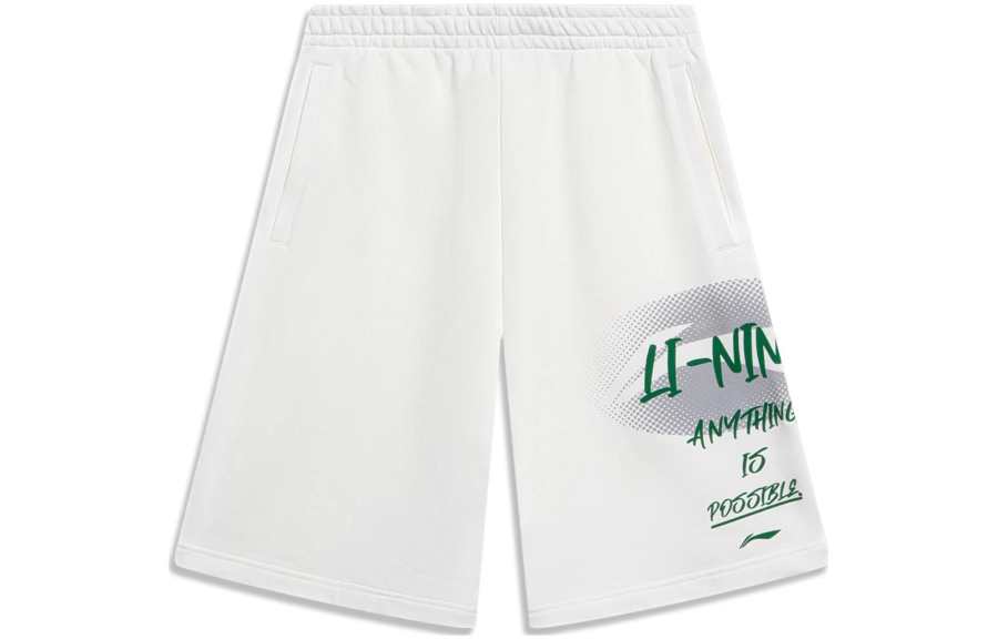Li-Ning Li Ning Sports Life Collection Shorts Men's Ivory