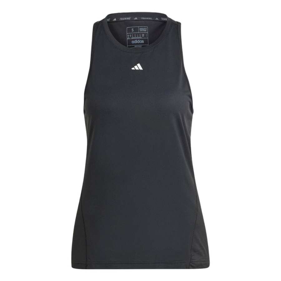 Adidas Adidas Tank Tops Women's Black Crew Neck Moderate Racerback