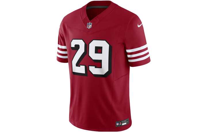 Nike Nike Soccer Jerseys Men's Red Moderate Straight Fit