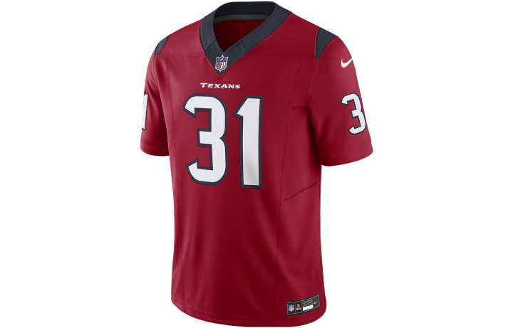 Nike Nike Soccer Jerseys Men's Red Moderate Straight Fit