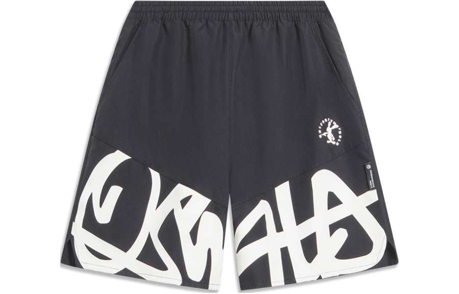 Li-Ning Li Ning X Disney Sports Shorts Men's Black Moderate