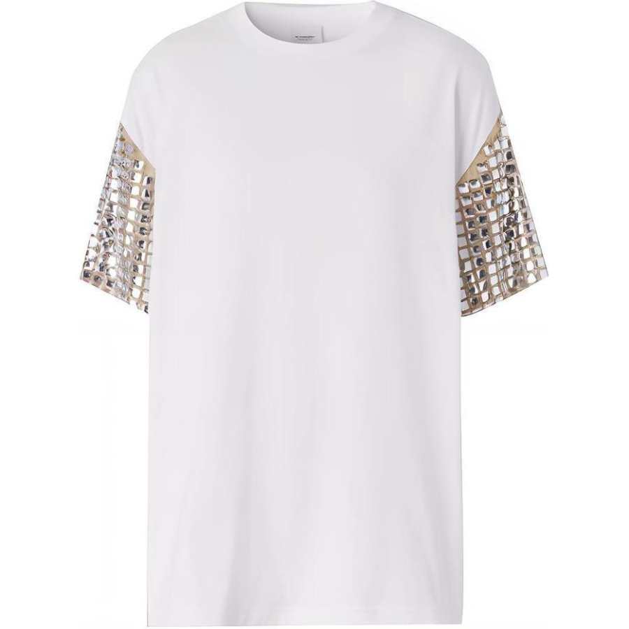 Burberry Drop Shoulder Sleeve T Shirt Women's
